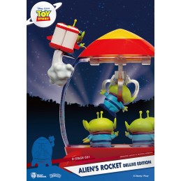 BEAST KINGDOM TOY STORY ALIEN ROCKET DLX D-STAGE 031 STATUE FIGURE DIORAMA