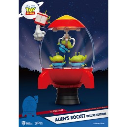 BEAST KINGDOM TOY STORY ALIEN ROCKET DLX D-STAGE 031 STATUE FIGURE DIORAMA