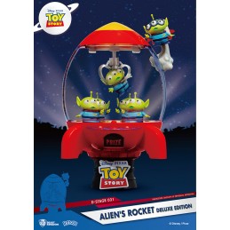 BEAST KINGDOM TOY STORY ALIEN ROCKET DLX D-STAGE 031 STATUE FIGURE DIORAMA