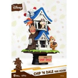 BEAST KINGDOM DISNEY CHIP N DALE TREE HOUSE D-STAGE 026 CIP E CIOP STATUE FIGURE DIORAMA