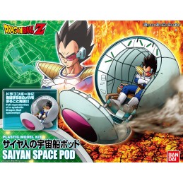 BANDAI DRAGON BALL FIGURE RISE MECHA SAIYAN SPACE POD MODEL KIT FIGURE