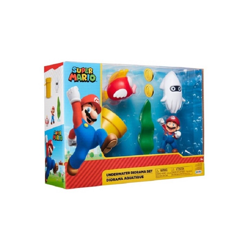 JAKKS PACIFIC INC. NINTENDO SUPER MARIO UNDERWATER PLAYSET DIORAMA ACTION FIGURE