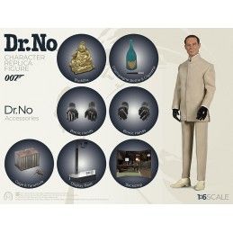 007 DR NO - DOTTOR NO CLOTH 1:6 SCALE ACTION FIGURE 30CM BIG CHIEF