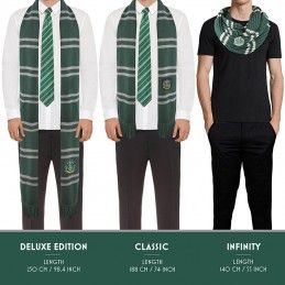 CINEREPLICAS HARRY POTTER SLYTHERIN SERPEVERDE DELUXE SCARF SCIARPA