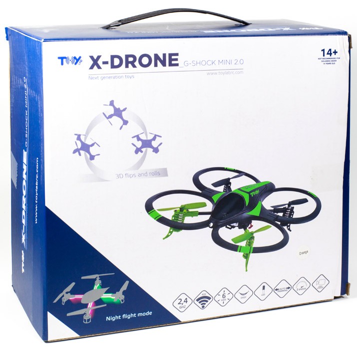 TOYLAB X-DRONE G-SHOCK MINI 2.0 DRONE RADIOCOMANDATO