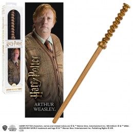 HARRY POTTER - ARTHUR WEASLEY PVC WAND REPLICA BACCHETTA NOBLE COLLECTIONS