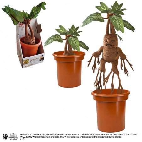 HARRY POTTER - MANDRAKE MANDRAGOLA ELECTRONIC PELUCHE PLUSH 45 CM