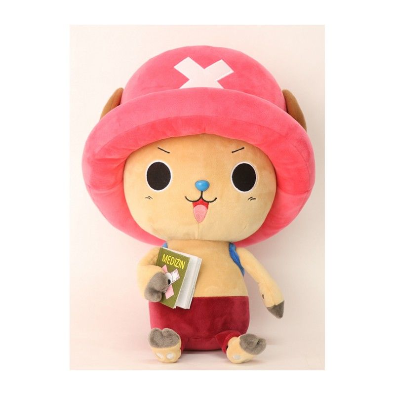 SAKAMI MERCHANDISE PUPAZZO PELUCHE ONE PIECE NEW WORLD - TONY CHOPPER MEDIZIN BOOK 45CM PLUSH