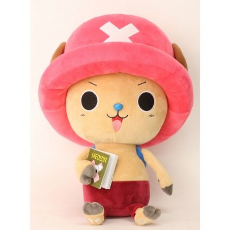 PUPAZZO PELUCHE ONE PIECE NEW WORLD - TONY CHOPPER MEDIZIN BOOK 45CM PLUSH