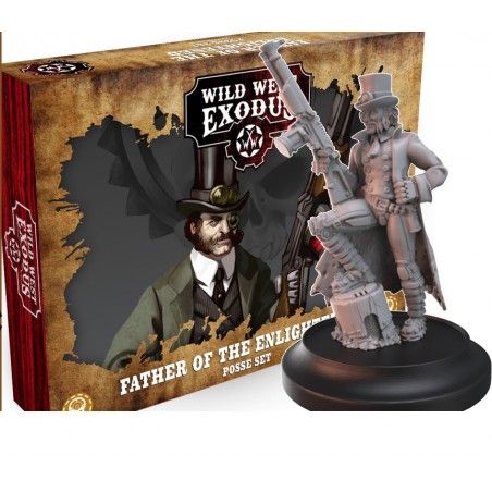 WILD WEST EXODUS FATHER OF THE ENLIGHTENED POSSE SET RESIN MINIATURES
