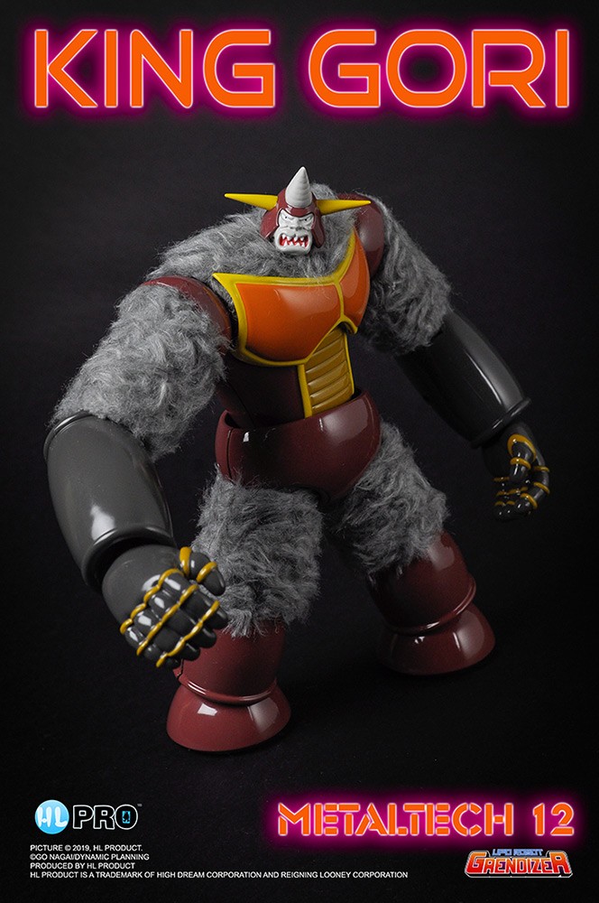 Altezza 12,5 cm Go nagai collection 47 King Gori Ufo Robot Grendizer serie 