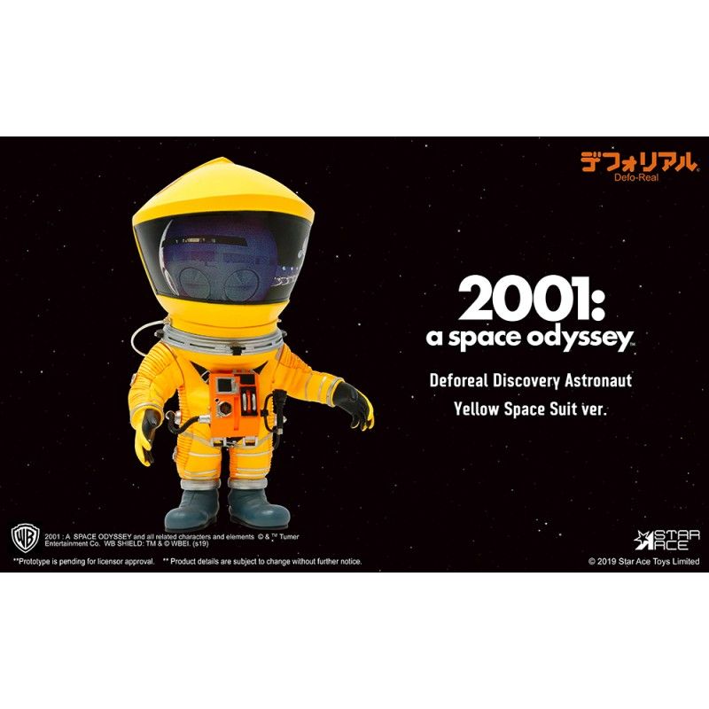2001 A SPACE ODYSSEY - DEFOREAL DISCOVERY ASTRONAUT YELLOW SPACE SUIT ACTION FIGURE STAR ACE