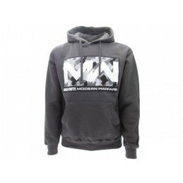 FELPA HOODIE CALL OF DUTY MODERN WARFARE LOGO GRIGIA