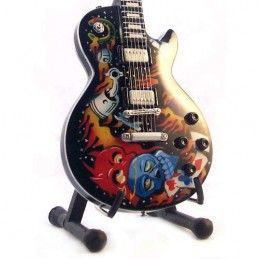 MUSIC LEGENDS COLLECTION MINI GUITAR METALLICA JAMES HETFIELD KULTU MINI REPLICA IN LEGNO