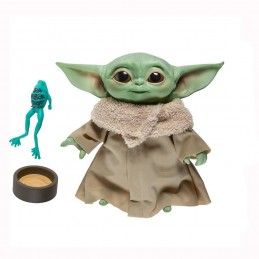 HASBRO STAR WARS THE MANDALORIAN - THE CHILD BABY YODA TALKING PELUCHE PLUSH 19 CM