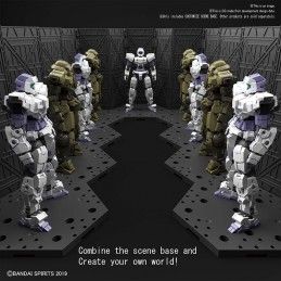 BANDAI CUSTOMIZE SCENE BASE DISPLAY MODEL AND FIGURE