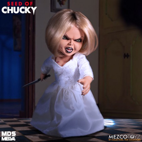 MDS MEGA SCALE SEED OF CHUCKY - TALKING TIFFANY 37 CM ACTION FIGURE