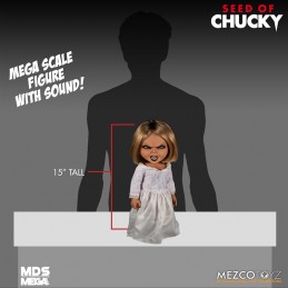 MDS MEGA SCALE SEED OF CHUCKY - TALKING TIFFANY 37 CM ACTION FIGURE MEZCO TOYS