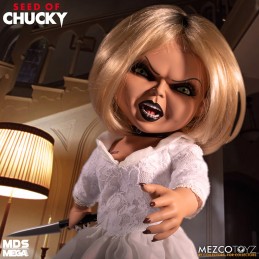MDS MEGA SCALE SEED OF CHUCKY - TALKING TIFFANY 37 CM ACTION FIGURE MEZCO TOYS