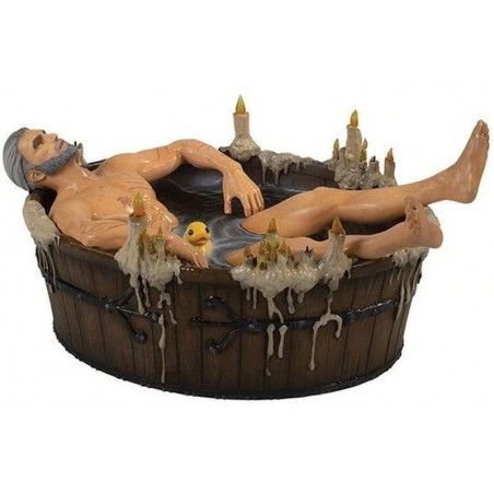 THE WITCHER 3 WILD HUNT - GERALT IN THE BATH 18CM RESIN STATUE FIGURE