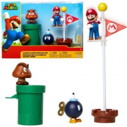 NINTENDO SUPER MARIO ACORN PLAINS DIORAMA SET ACTION FIGURE JAKKS PACIFIC INC.