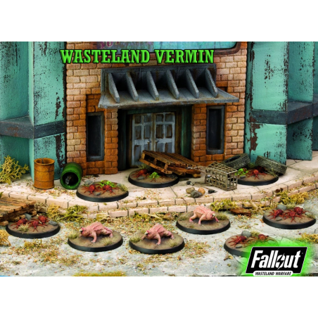 FALLOUT WASTELAND WARFARE - WASTELAND VERMIN MINIATURE TABLETOP ROLEPLAYING GIOCO DI RUOLO