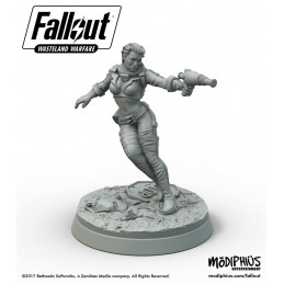 FALLOUT WASTELAND WARFARE - NUKA COLA GIRL MINIATURE TABLETOP ROLEPLAYING GIOCO DI RUOLO MODIPHIUS ENTERTAINMENT