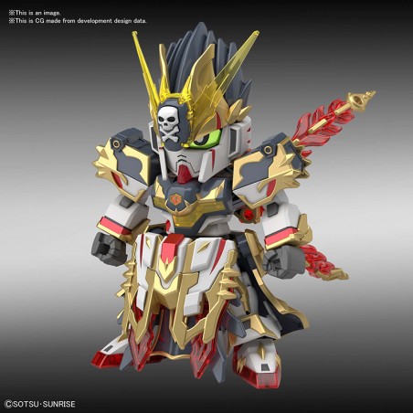 SD SANGOKU SOKETS GAN NING CROSSBONE GUNDAM MODEL KIT ACTION FIGURE