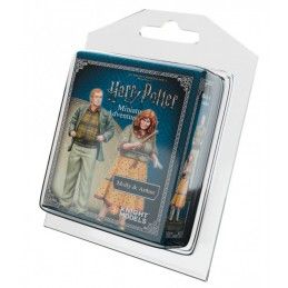 KNIGHT MODELS HARRY POTTER MINIATURES ADVENTURE GAME - MOLLY AND ARTHUR WEASLEY MINI RESIN STATUE FIGURE