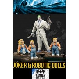 BATMAN MINIATURE GAME - JOKER AND ROBOTIC DOLLS MINI RESIN STATUE FIGURE KNIGHT MODELS