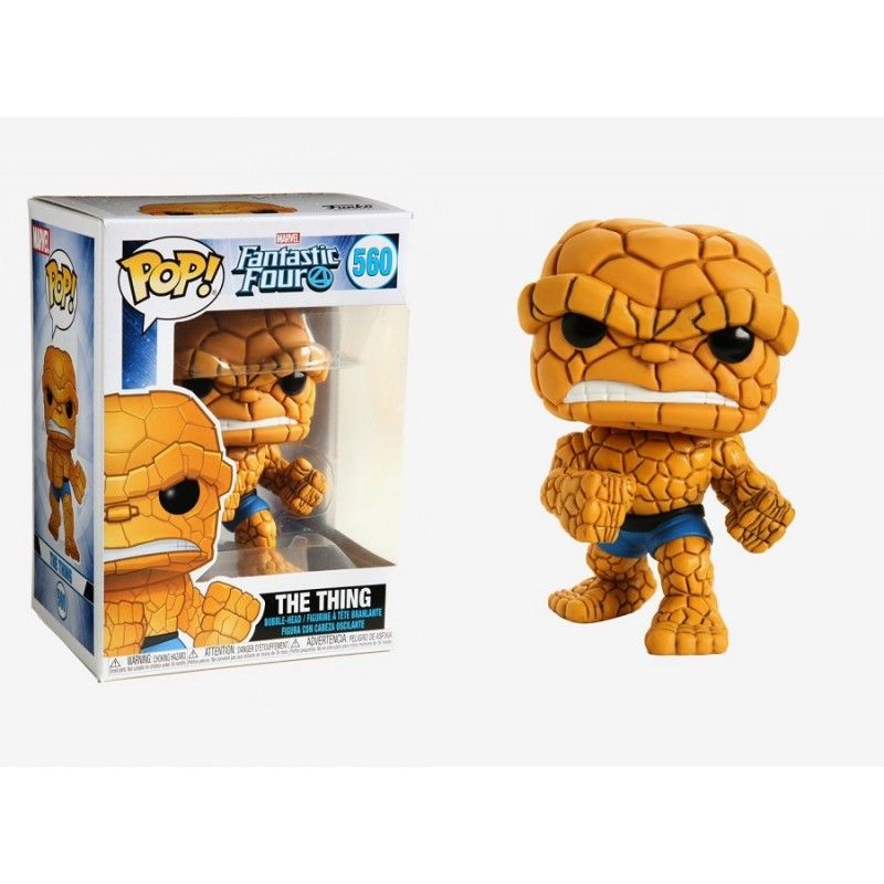 FUNKO FUNKO POP! MARVEL FANTASTIC FOUR THE THING BEN GRIMM BOBBLE HEAD FIGURE