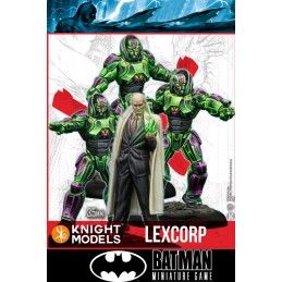 KNIGHT MODELS BATMAN MINIATURE GAME - LEX LUTHOR AND LEXCORP TROOPERS MINI RESIN STATUE FIGURE