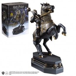 NOBLE COLLECTIONS HARRY POTTER - WIZARD CHESS BLACK KNIGHT BOOKEND FERMALIBRI IN RESINA