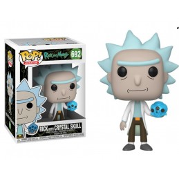 FUNKO POP! RICK AND MORTY - RICK WITH CRYSTAL SKULL BOBBLE HEAD KNOCKER FIGURE FUNKO