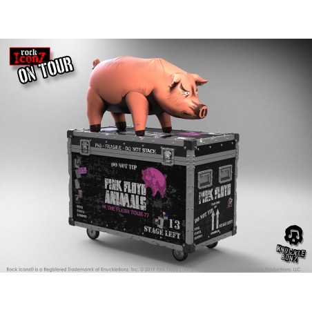 ROCK ICONZ - PINK FLOYD PIG ON TOUR LIMITED STATUE 15 CM RESIN FIGURE