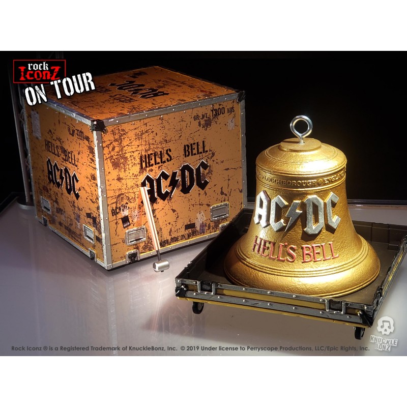 ROCK ICONZ - AC/DC HELL'S BELL ON TOUR LIMITED STATUE 15 CM RESIN FIGURE KNUCKLEBONZ