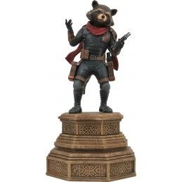 AVENGERS ENDGAME - ROCKET RACCOON GALLERY 18CM FIGURE STATUE DIAMOND SELECT