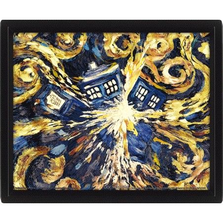 DOCTOR WHO EXPLODING TARDIS LENTICULAR 3D POSTER 25X20CM