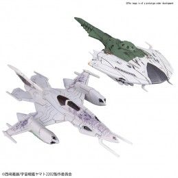 BANDAI YAMATO 2202 MECHA COLLECTION CZVARKE AND DEVAST SET 1/1000 MODEL KIT FIGURE