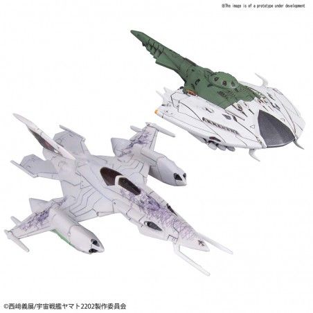 YAMATO 2202 MECHA COLLECTION CZVARKE AND DEVAST SET 1/1000 MODEL KIT FIGURE