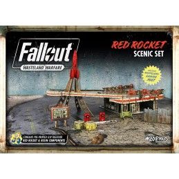 FALLOUT WASTELAND WARFARE - RED ROCKET SCENIC SET ROLEPLAYING GIOCO DI RUOLO MODIPHIUS ENTERTAINMENT