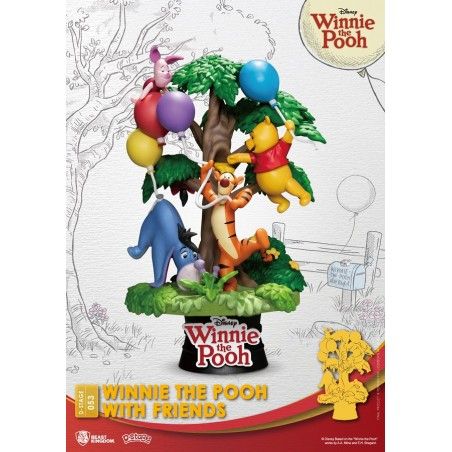D-STAGE 053 WINNIE THE POOH WITH FRIENDS STATUE FIGURE DIORAMA