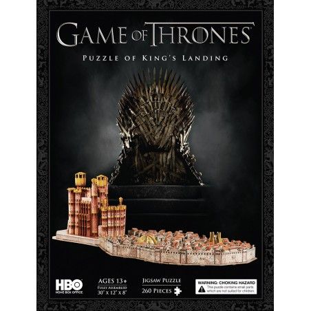 GAME OF THRONES IL TRONO DI SPADE KINGS LANDING 3D PUZZLE 76X31X20CM