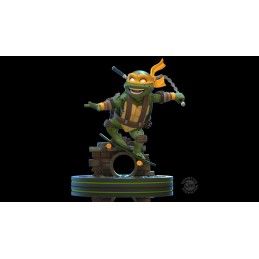 QUANTUM MECHANIX TEENAGE MUTANT NINJA TURTLES Q-FIG DIORAMA MICHELANGELO 13 CM STATUE FIGURE