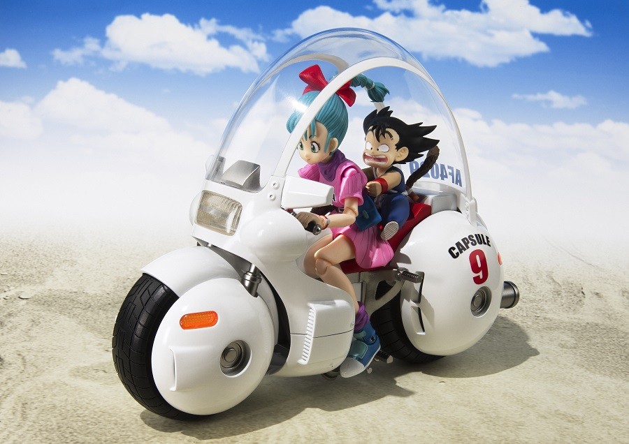 BANDAI DRAGON BALL BULMA MOTORCYCLE S.H. FIGUARTS ACTION FIGURE