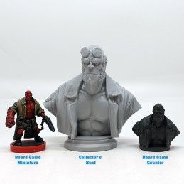 MANTIC HELLBOY COLLECTOR'S BUST LIMITED EDITION STATUE FIGURE
