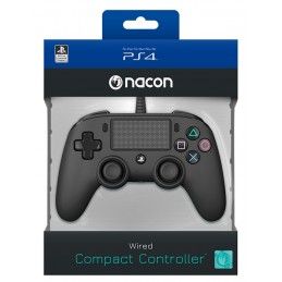 NACON CONTROLLER WIRED DUAL SHOCK 4 PS4 NERO
