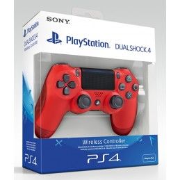 SONY CONTROLLER DUAL SHOCK 4 PS4 ROSSO NERO