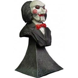SAW L'ENIGMISTA BILLY PUPPET BUST STATUE 15CM RESIN FIGURE TRICK OR TREAT STUDIOS