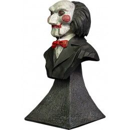 SAW L'ENIGMISTA BILLY PUPPET BUST STATUE 15CM RESIN FIGURE TRICK OR TREAT STUDIOS